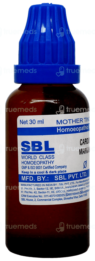 Sbl Carduus Marianus Q Mother Tincture 30Ml